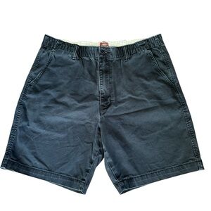 Levi's XX Chinos EZ Flat Front 8" Shorts, Black, Large